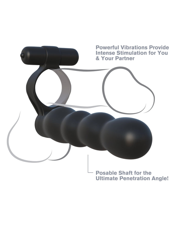 Fantasy C - Ringz Posable Partner Double Penetrator - FOR HIM - Romeo Romeo