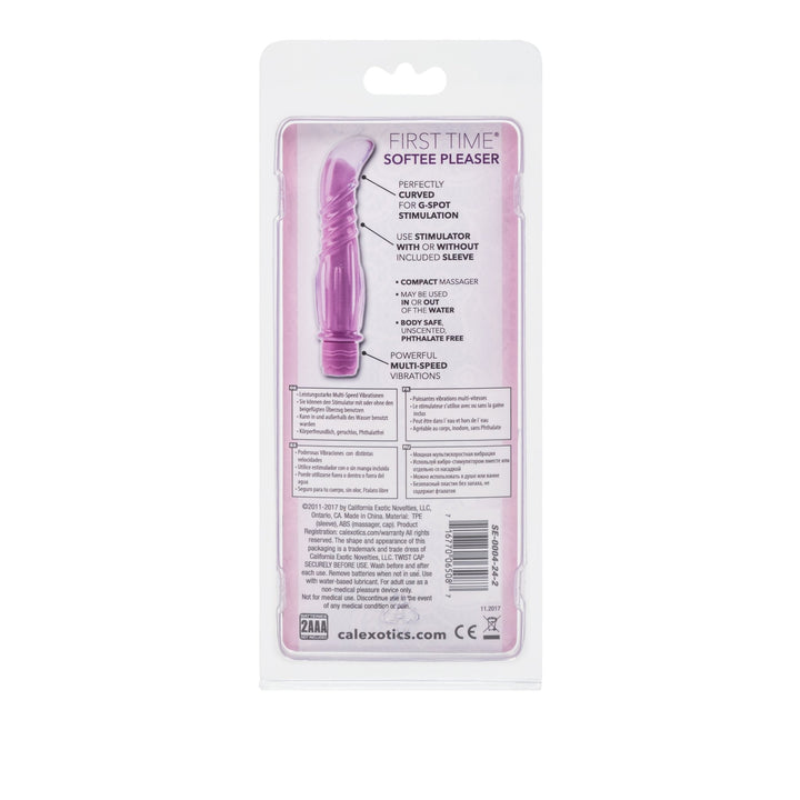 First Time® Softee Pleaser - Purple - VIBRATORS - Romeo Romeo