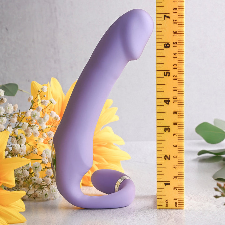 Gender X Orgasmic Orchid Vibrator - STRAP - ONS - Romeo Romeo