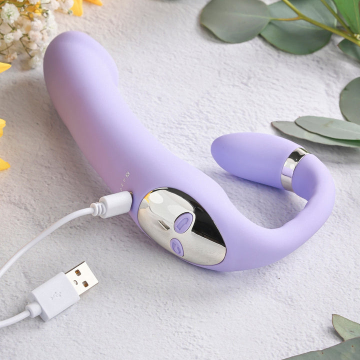 Gender X Orgasmic Orchid Vibrator - STRAP - ONS - Romeo Romeo