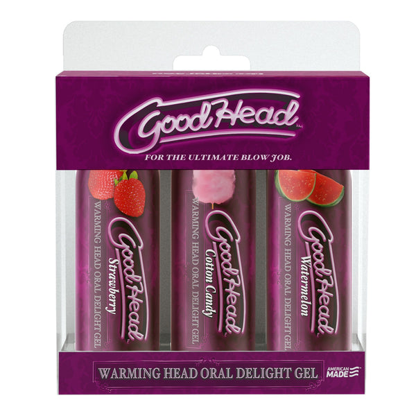 Good Head Warming Oral Delight Gel 2oz 3Pk - ENHANCEMENTS - Romeo Romeo