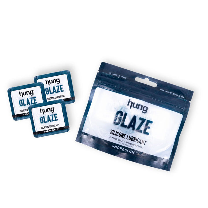 Hung Glaze Snap + Slide Silicone Lube 16ct - LUBES - Romeo Romeo
