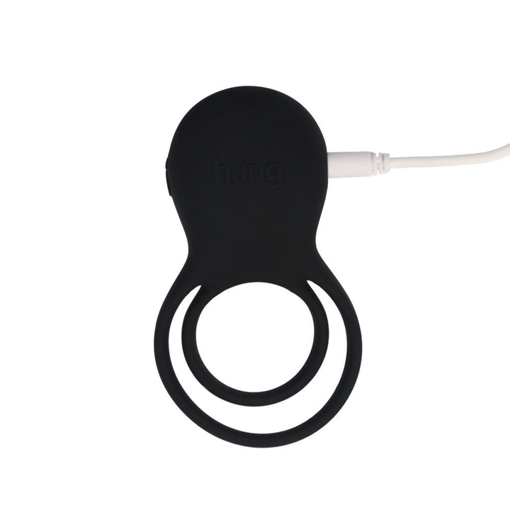 Hung Vibrating Double Cock Ring - FOR HIM - Romeo Romeo