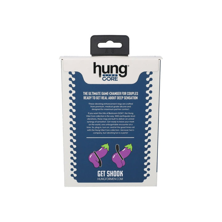 Hung Vibrating Double Cock Ring - FOR HIM - Romeo Romeo