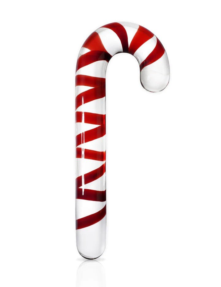 Icicles No. 59 Candy Cane Glass Dildo - DILDOS - Romeo Romeo
