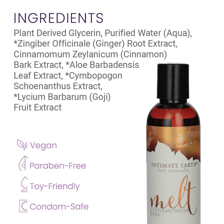 Intimate Earth Melt Warming Lubricant 4oz - LUBES - Romeo Romeo
