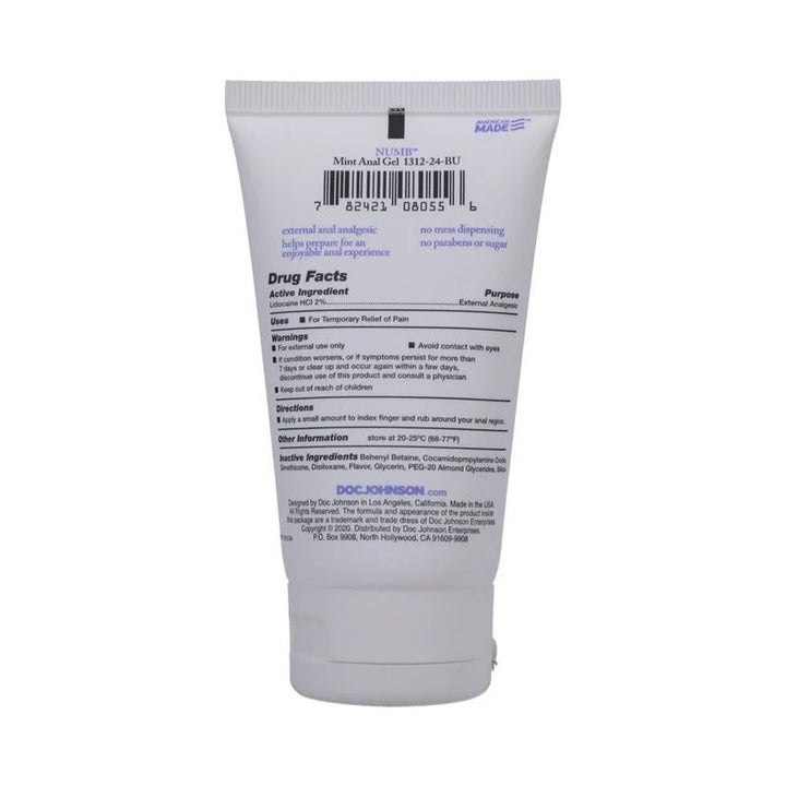Intimate Enhancements Numb Anal Gel - Mint - ENHANCEMENTS - Romeo Romeo