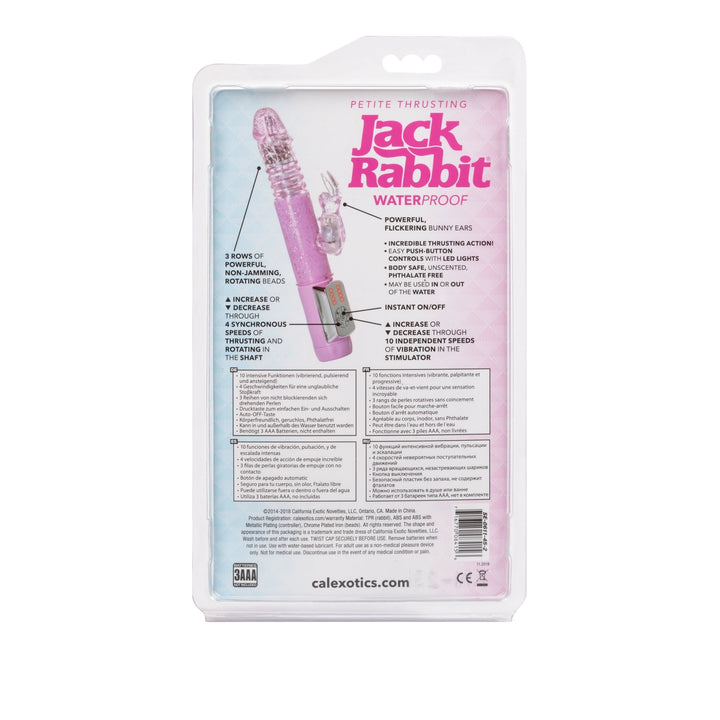 Jack Rabbit® Petite Thrusting Jack Rabbit® - Pink - VIBRATORS - Romeo Romeo