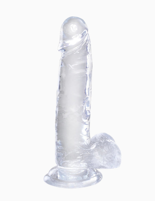 King Cock Clear Cock With Balls - DILDOS - Romeo Romeo