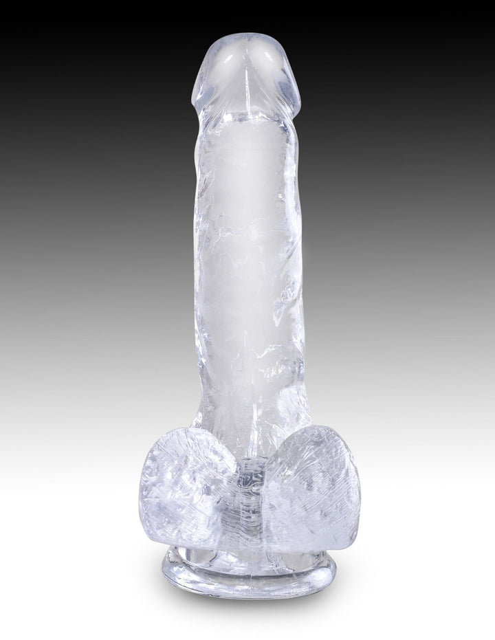 King Cock Clear Cock With Balls - DILDOS - Romeo Romeo