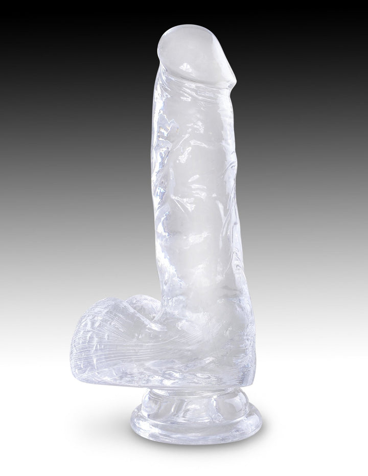 King Cock Clear Cock With Balls - DILDOS - Romeo Romeo