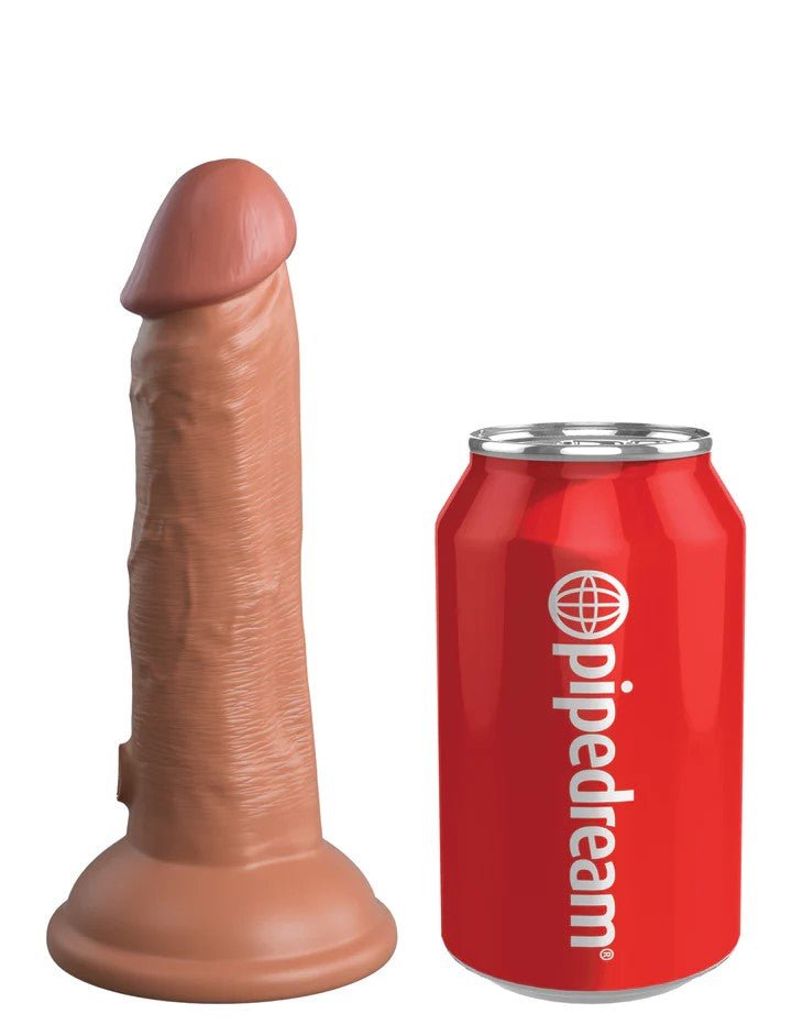 King Cock Elite 6" Dual Density Silicone Cock - DILDOS - Romeo Romeo