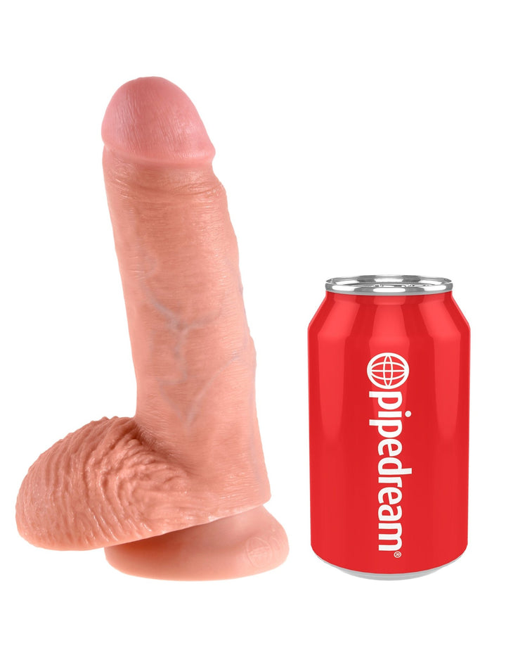 King Cock Realistic Dildo With Balls - DILDOS - Romeo Romeo