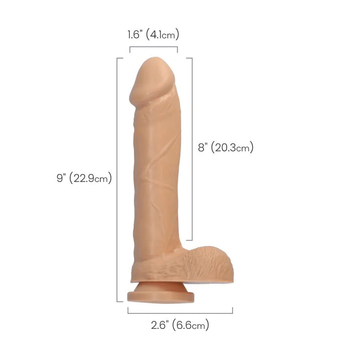 Lifeforms Dildo with Balls And Suction Cup - DILDOS - Romeo Romeo