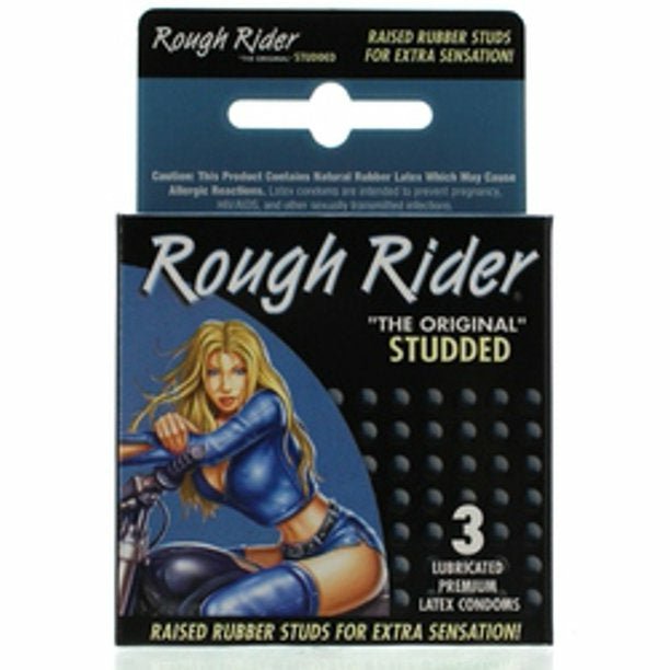 Lifestyles Rough Rider Studded 3Pk - MORE - Romeo Romeo