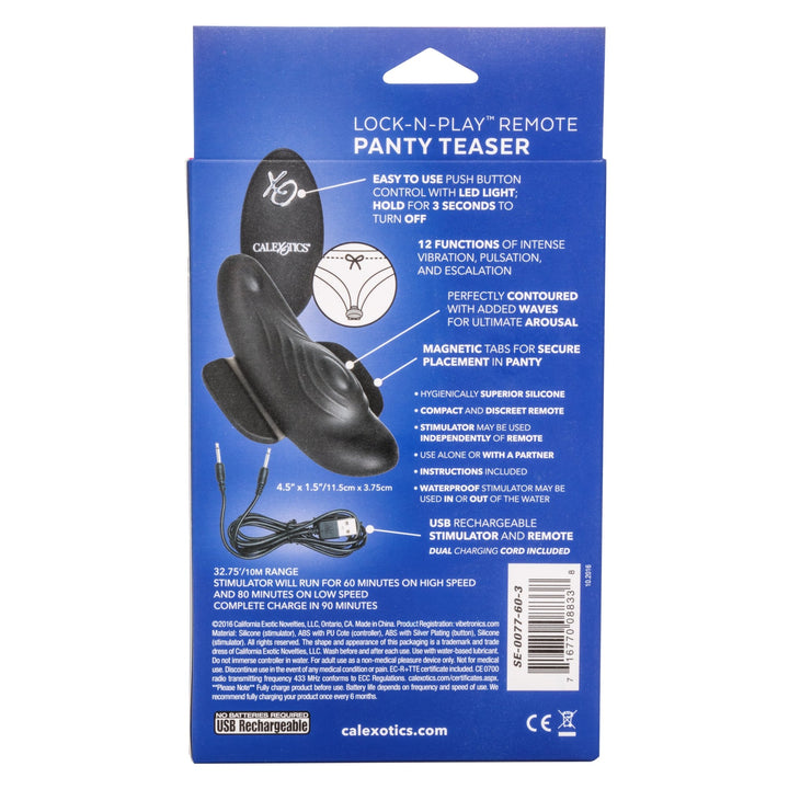 Lock - N - Play™ Remote Panty Teaser - VIBRATORS - Romeo Romeo