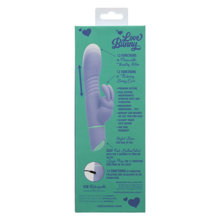 Love Bunny Thrusting Bunny Rabbit Vibrator - VIBRATORS - Romeo Romeo