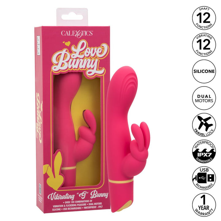 Love Bunny Vibrating G Bunny Rabbit Vibrator - VIBRATORS - Romeo Romeo