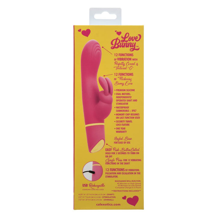 Love Bunny Vibrating G Bunny Rabbit Vibrator - VIBRATORS - Romeo Romeo