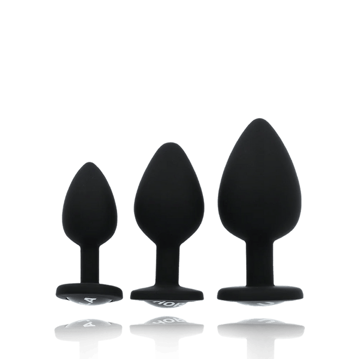 Master Series Dirty Words Silicone Anal Plug Set - ANAL PLAY - Romeo Romeo