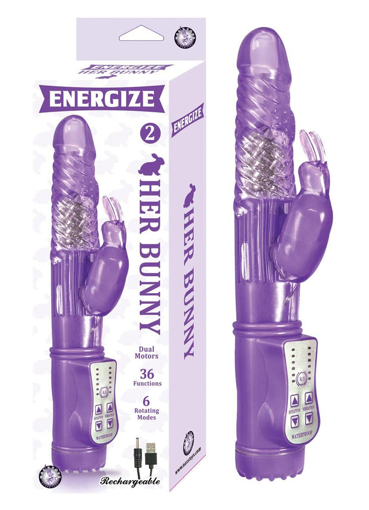 Nasstoys Energize Her Bunny 2 Rabbit Vibrator - VIBRATORS - Romeo Romeo