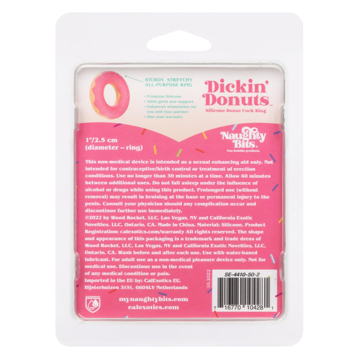 Naughty Bits Dickin' Donuts Silicone Donut Cock Ring - FOR HIM - Romeo Romeo