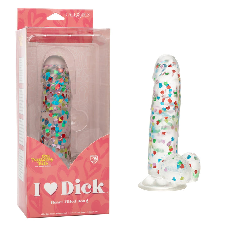 Naughty Bits I Love Dick Heart - Filled Dildo - DILDOS - Romeo Romeo
