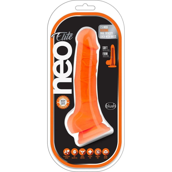 Neo Silicone Dual Density Cock With Balls - DILDOS - Romeo Romeo