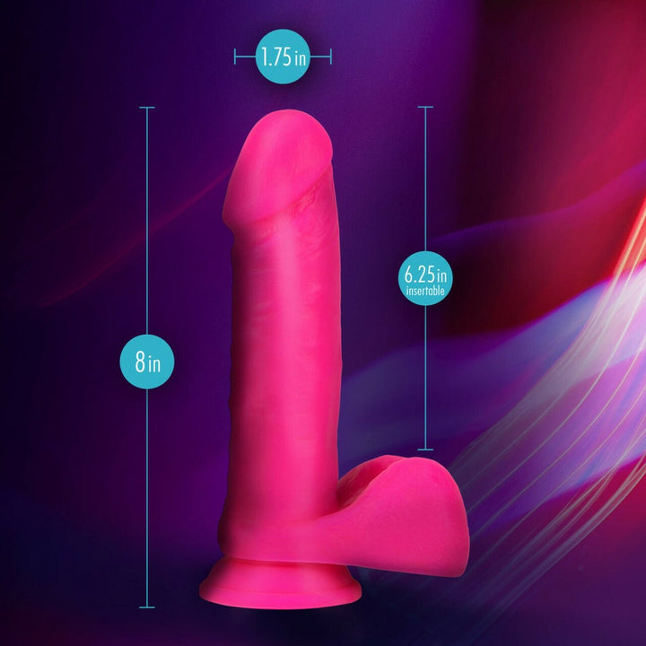 Neo Silicone Dual Density Cock With Balls - DILDOS - Romeo Romeo
