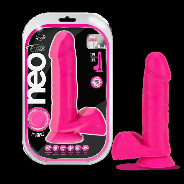 Neo Silicone Dual Density Cock With Balls - DILDOS - Romeo Romeo