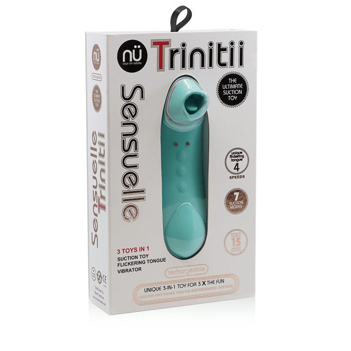 Nü Sensuelle Trinitii Air Pulse Vibrator - VIBRATORS - Romeo Romeo