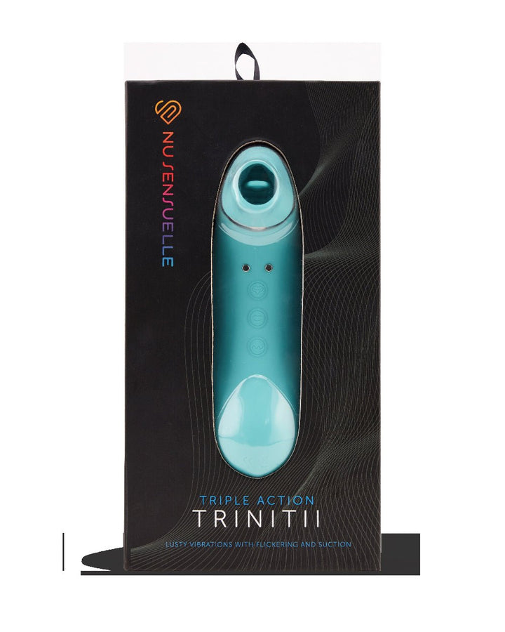 Nü Sensuelle Trinitii Air Pulse Vibrator - VIBRATORS - Romeo Romeo