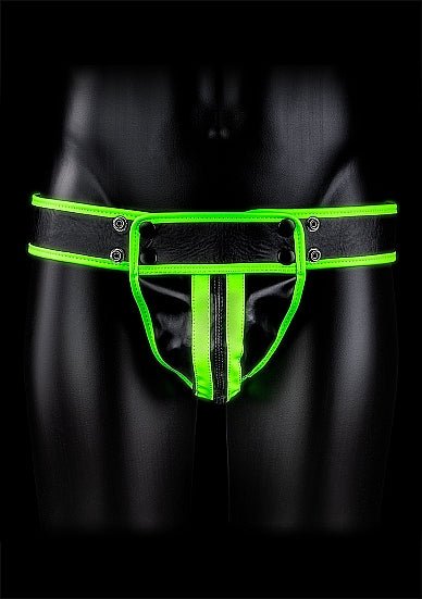 OUCH! Glow - In - The - Dark Striped Jockstrap - FOR HIM - Romeo Romeo