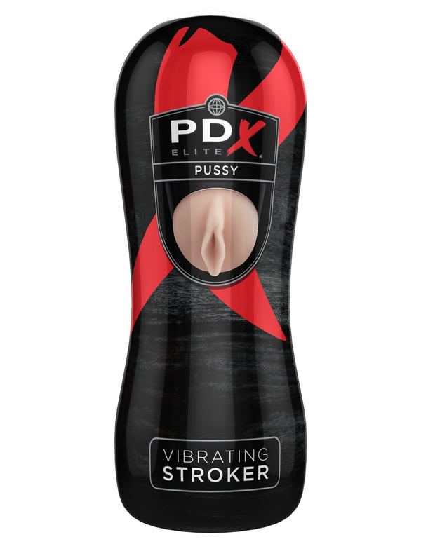 PDX Brands Vibrating Pussy Stroker - FOR HIM - Romeo Romeo