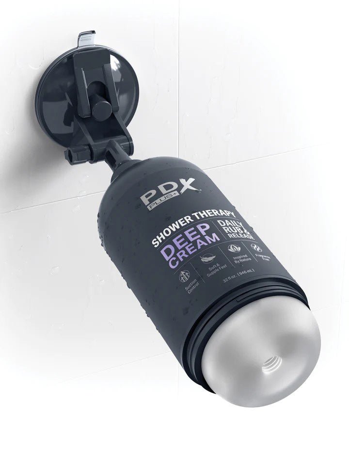 PDX Shower Therapy Deep Cream Stroker - FOR HIM - Romeo Romeo