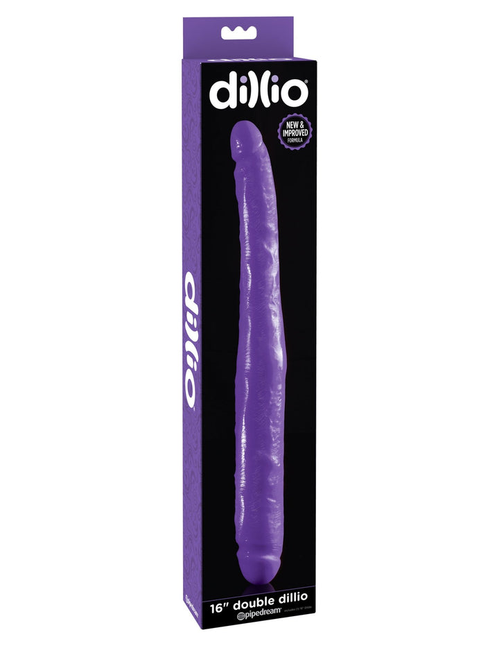 Pipedream 16" Dillio Double Dong purple dildo 