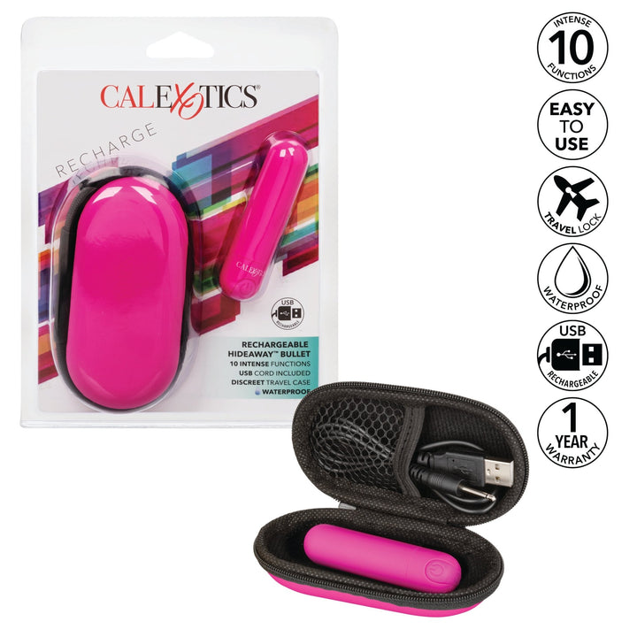 Pocket Exotics Rechargeable Hideaway Bullet - VIBRATORS - Romeo Romeo