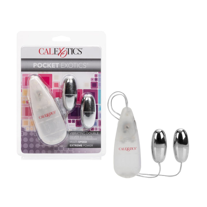 Pocket Exotics Vibrating Double Bullets - VIBRATORS - Romeo Romeo