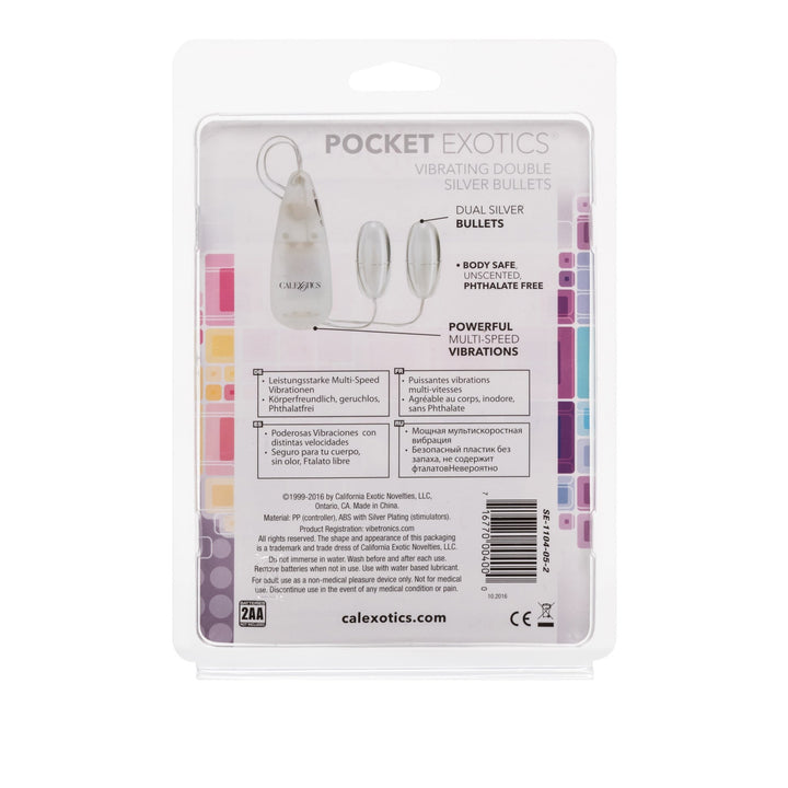 Pocket Exotics Vibrating Double Bullets - VIBRATORS - Romeo Romeo