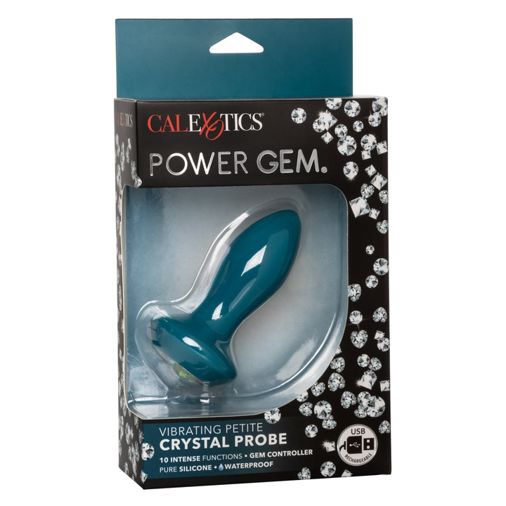 Power Gems Vibrating Crystal Petite Probe - ANAL PLAY - Romeo Romeo