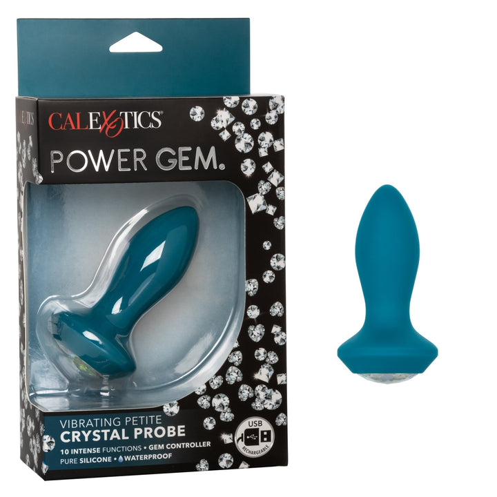 Power Gems Vibrating Crystal Petite Probe - ANAL PLAY - Romeo Romeo