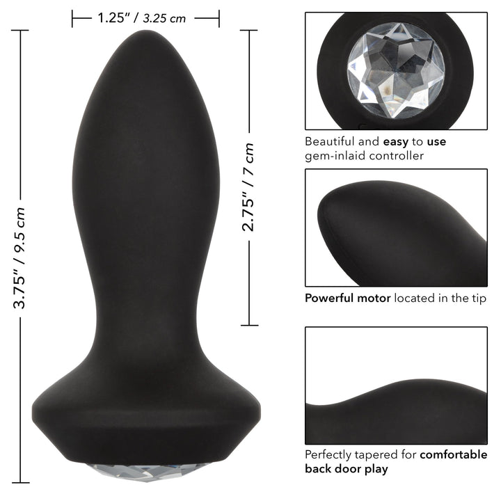 Power Gems Vibrating Crystal Petite Probe - ANAL PLAY - Romeo Romeo