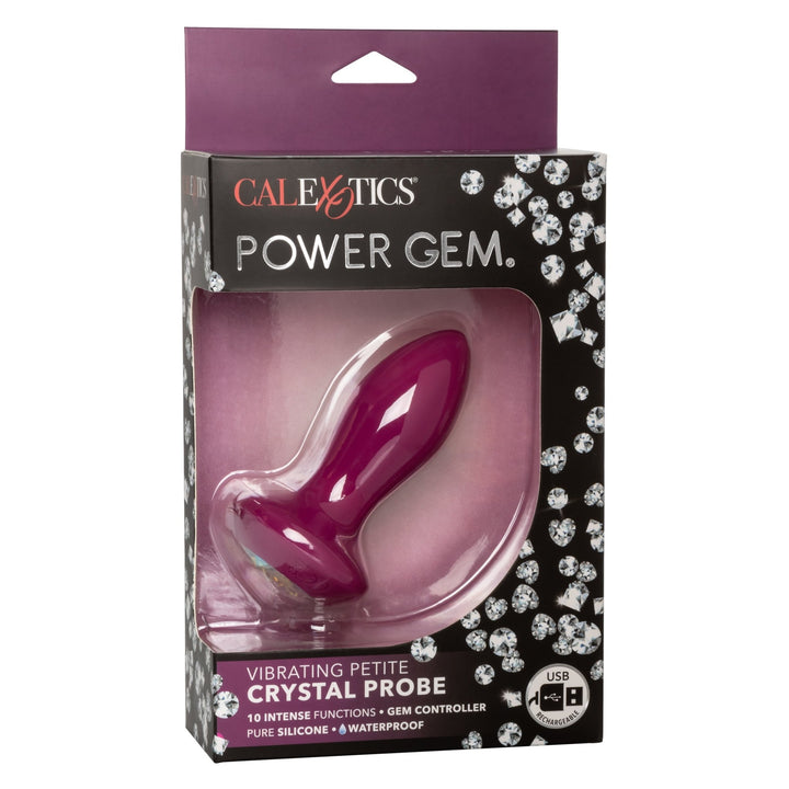 Power Gems Vibrating Crystal Petite Probe - ANAL PLAY - Romeo Romeo