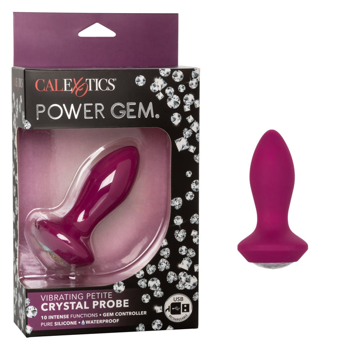 Power Gems Vibrating Crystal Petite Probe - ANAL PLAY - Romeo Romeo