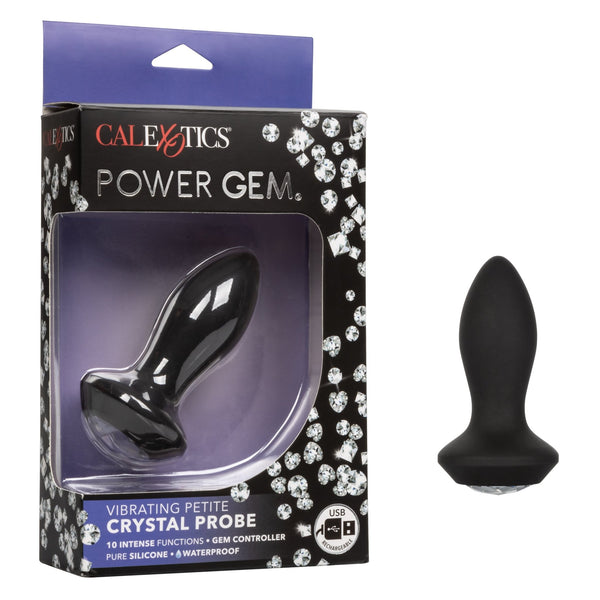 Power Gems Vibrating Crystal Petite Probe - ANAL PLAY - Romeo Romeo