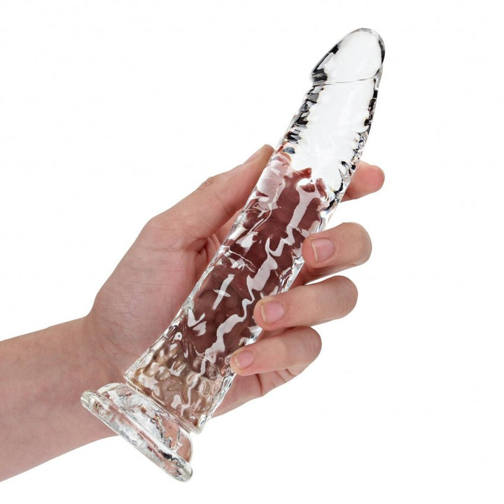 RealRock Slim Crystal Clear Dildo - DILDOS - Romeo Romeo