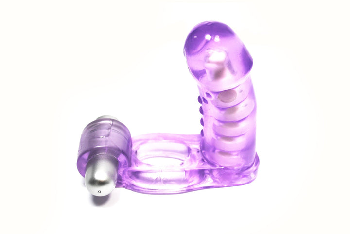 RingMaster Vibrating Double Up Bendable DP Ring - FOR HIM - Romeo Romeo