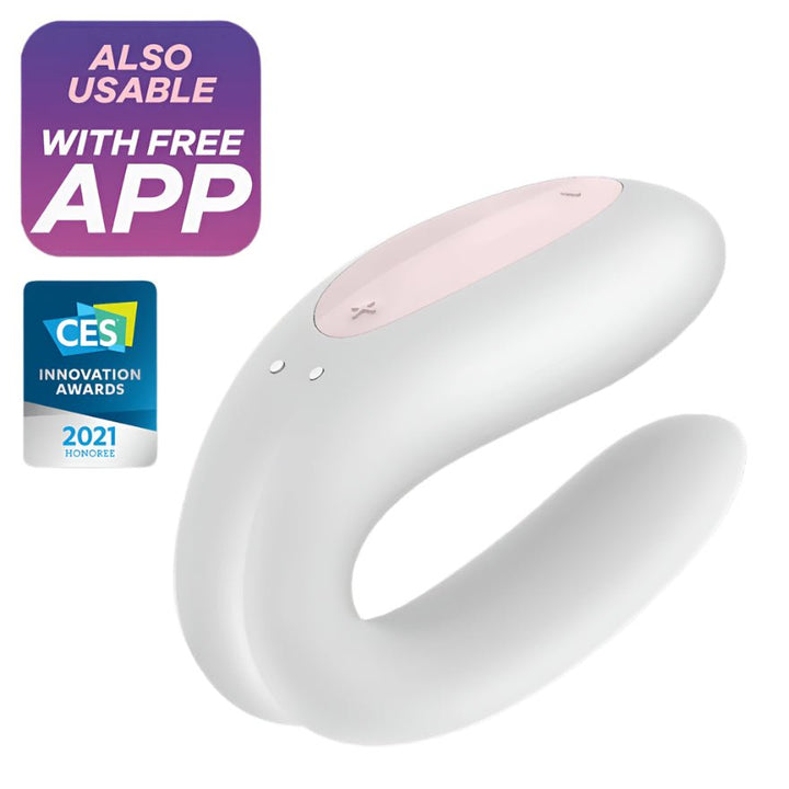 Satisfyer Double Joy White - VIBRATORS - Romeo Romeo