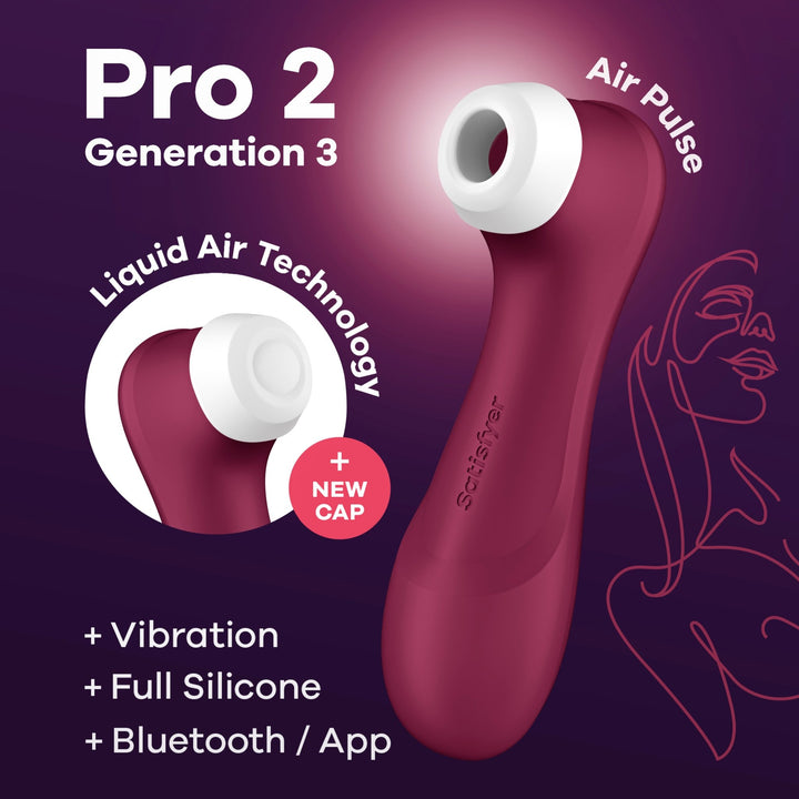 Satisfyer Pro 2 Generation 3 With Liquid Air + App - VIBRATORS - Romeo Romeo