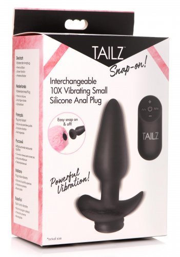 Tailz Snap - On Vibrating Interchangeable Anal Plug - ANAL PLAY - Romeo Romeo